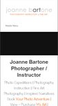 Mobile Screenshot of joannebartone.com